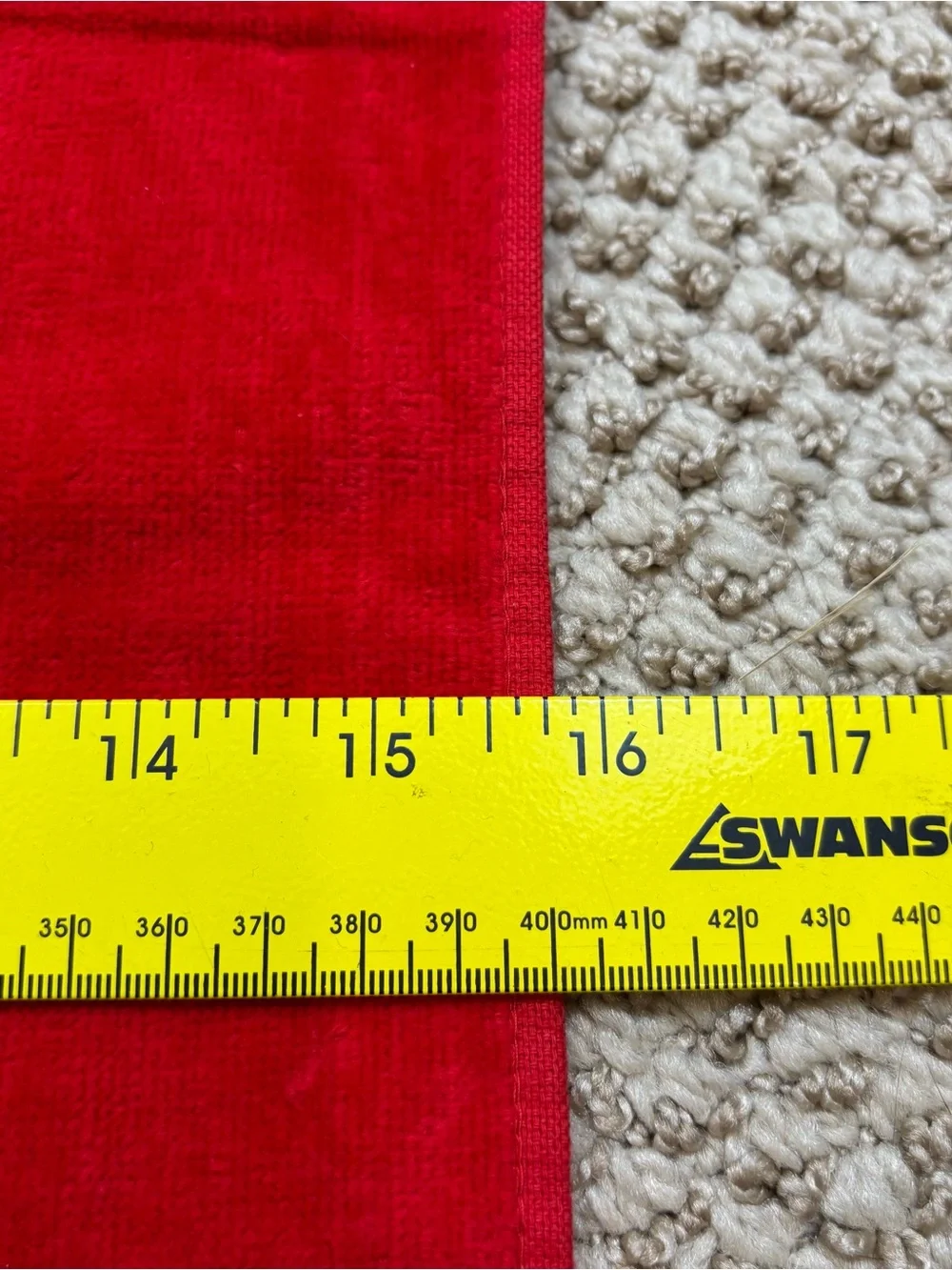 Lot of Two Casaba Brand Red Santa‎ Themed Tea Towels
